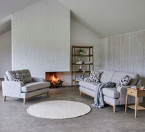 Contemporary sofa / fabric / 2-person /...