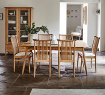 Contemporary dining chair / upholstered...