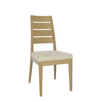 Contemporary dining chair / upholstered...
