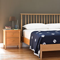 Traditional bedside table / oak / rectangular...