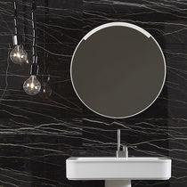Wall-mounted bathroom mirror / LED-illuminated...