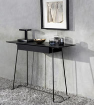Contemporary sideboard table / oak / walnut...