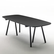 Contemporary table / ash / wood veneer /...