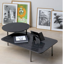 Contemporary coffee table / ash / glass...