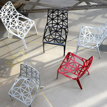 Contemporary chair / cast aluminum / epoxy...