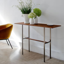 Contemporary sideboard table / oak / walnut...