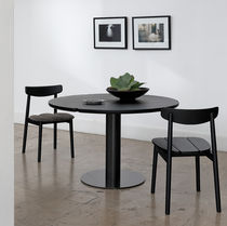 Contemporary table / ash / stained wood...