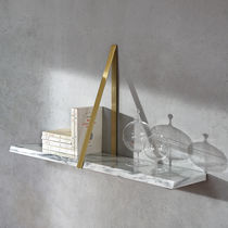 Wall-mounted shelf / contemporary / oak...