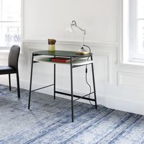 Contemporary desk / MDF / chromed metal...