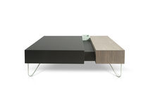 Contemporary coffee table / wooden / square