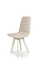 Contemporary chair / upholstered / fabric