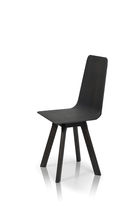 Contemporary chair / wooden