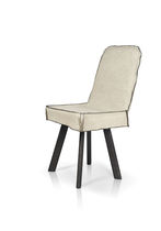 Contemporary chair / upholstered / fabric