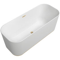 Freestanding bathtub / acrylic resin / quartz