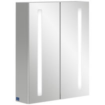 Wall-mounted bathroom cabinet / with mirror