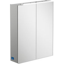 Wall-mounted bathroom cabinet / with mirror