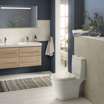 Free-standing toilet / ceramic / with low...