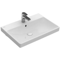 Built-in washbasin / rectangular / ceramic...