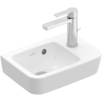 Wall-mounted washbasin / rectangular / ceramic...