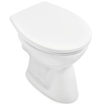 Free-standing toilet / ceramic / commercial