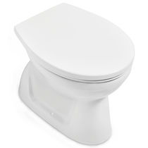Free-standing toilet / ceramic / commercial