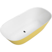Free-standing bathtub / oval / quartz /...