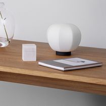 Table lamp / contemporary / glass / opal