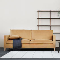 Modular sofa / corner / traditional / gray