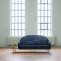 Contemporary sofa / anthracite / fabric...