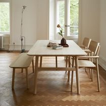 Minimalist design table / oak / oak base...