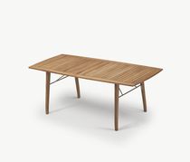 Contemporary dining table / teak / rectangular...
