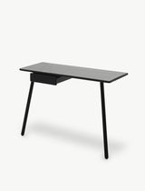 Oak desk / contemporary / with storage