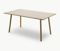 Contemporary dining table / oak / rectangular...