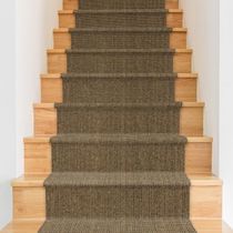 Contemporary rug / plain / sisal / rectangular