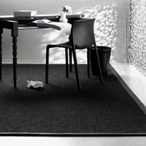 Contemporary rug / plain / sisal / rectangular