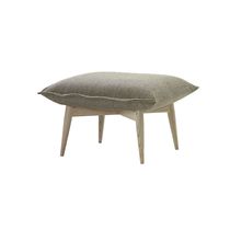 Traditional footrest / fabric / leather...