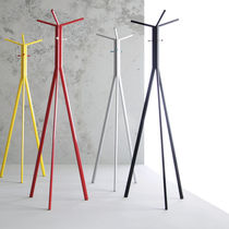 Floor coat rack / contemporary / steel /...