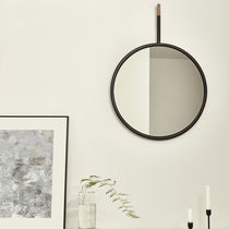 Wall-mounted mirror / contemporary / round...