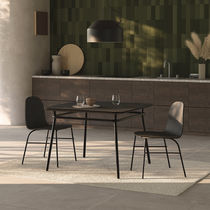 Contemporary dining table / wood veneer...