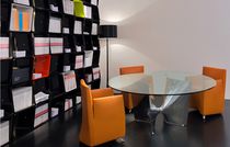Contemporary table / aluminum / aluminum...