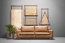 Contemporary sofa / leather / 2-person /...