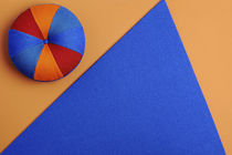 Contemporary pouf / fabric
