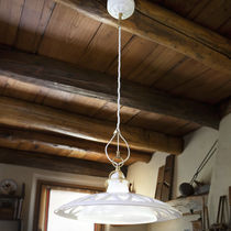 Pendant lamp / traditional / glazed ceramic...