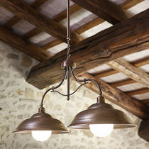 Pendant lamp / traditional / brass / copper