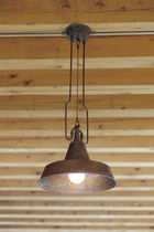Pendant lamp / traditional / brass / copper