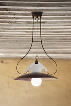 Pendant lamp / traditional / brass / copper