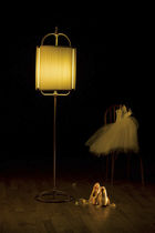 Floor-standing lamp / traditional / brass...