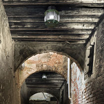 Traditional ceiling light / glass / stainless...