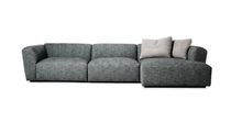 Modular sofa / contemporary / leather /...