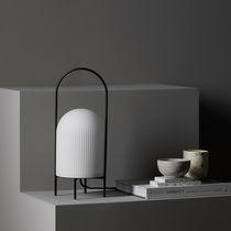 Table lamp / metal / opalescent glass /...